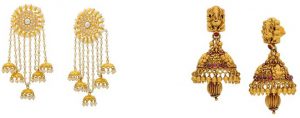 Gold Pearl Earrings Designs