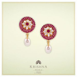 Buy Pearl Earrings Online at Krishna Pearls