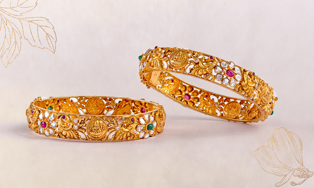 Buy Gold Bangles Online at Krishna Jewellers