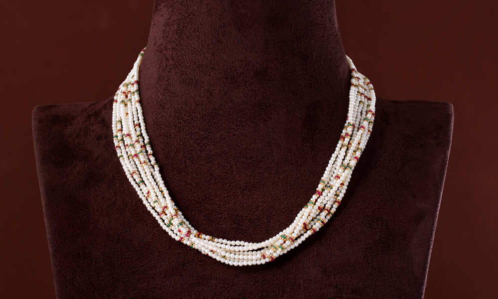 Buy Gold Pearl Necklace at Krishnapearld
