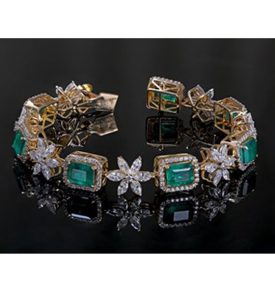 Buy Diamond Emerald Bracelet