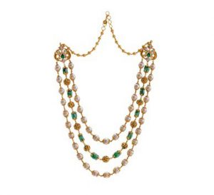 Emerald Beads Buy Mala With South Sea Pearls