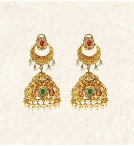 Buy Gold Beads Earrings at Krishnapearls