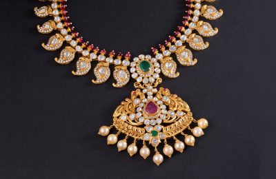 Gold Necklace Online at Krishnapearls