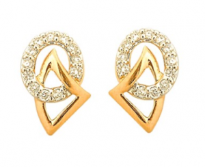 Buy Gold with Diamond Stud Earrings