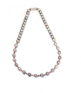 Buy Grey Natural Pearls Necklace