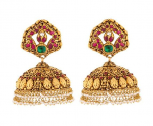 Buy Kundan Jhumka Earrings Online