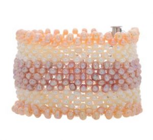Buy Multi Colour Pearls Bracelet