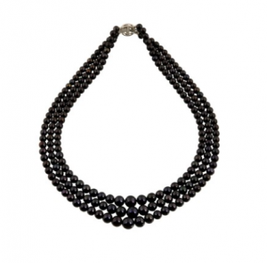 Buy Multilayered Black Pearl Necklace