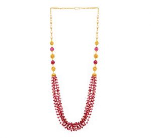 Buy Ruby And Pearl Necklace