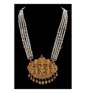 Buy gold kakamoti pearl string necklace