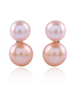buy pearls ear studs in silver