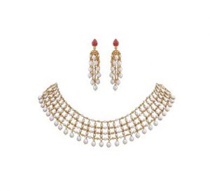 buy ruby pearl necklace at krishnapearls