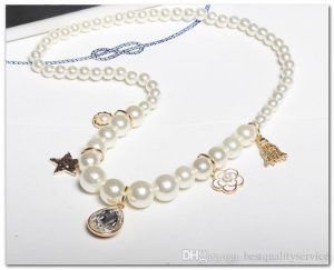 Kids’ Pearl Necklace With Charms