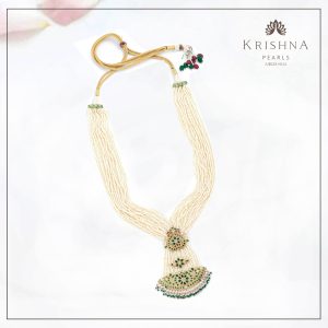 Gold Pearl Necklace Designs