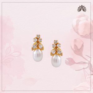 Pearl Earrings Designs at Krishna Pearls