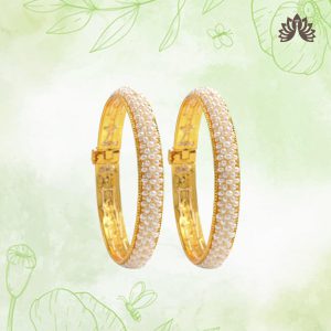 Pearl Bangles Designs at Krishna Pearls